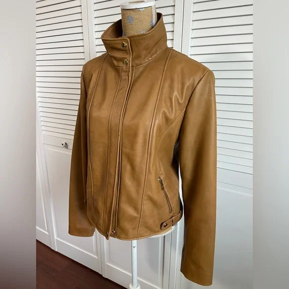 Vintage Brown Moto Wilsons Leather jacket coat Sz XL - Picture 7 of 15